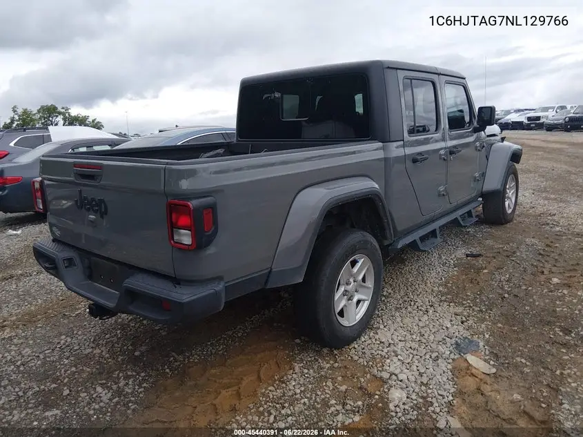 2022 Jeep Gladiator Sport S 4X4 VIN: 1C6HJTAG7NL129766 Lot: 45440391