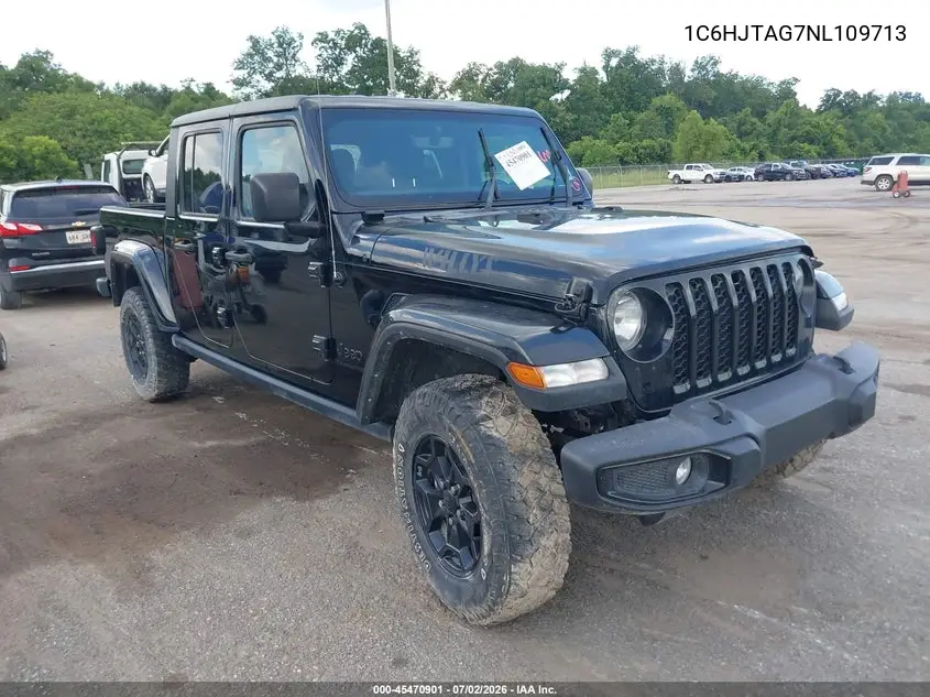 2022 Jeep Gladiator Willys 4X4 VIN: 1C6HJTAG7NL109713 Lot: 45470901