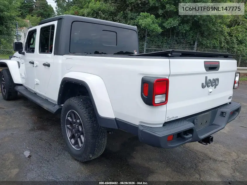 2022 Jeep Gladiator Overland 4X4 VIN: 1C6HJTFG9NL147775 Lot: 45498482