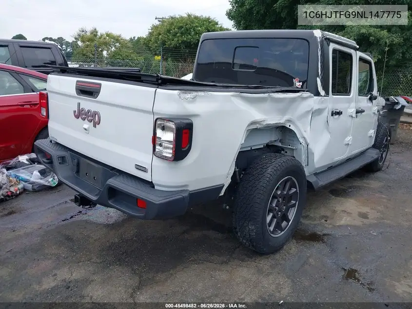 2022 Jeep Gladiator Overland 4X4 VIN: 1C6HJTFG9NL147775 Lot: 45498482