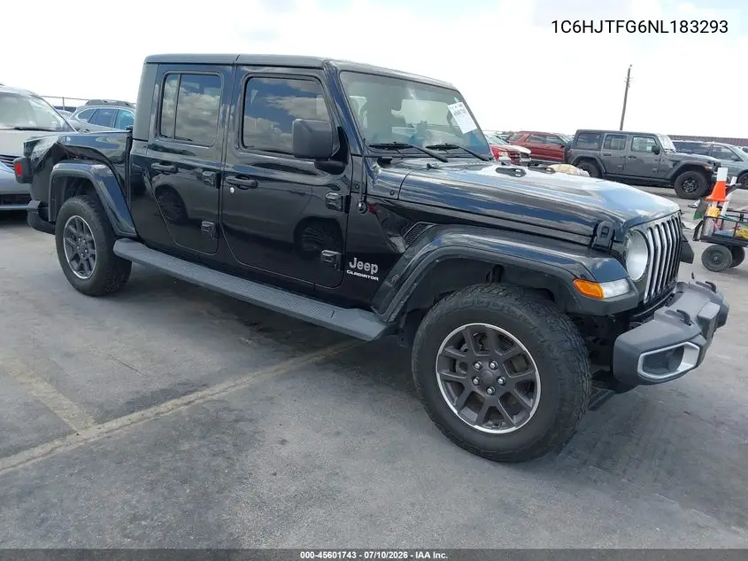 2022 Jeep Gladiator Overland 4X4 VIN: 1C6HJTFG6NL183293 Lot: 45601743