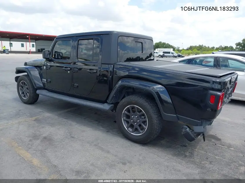 2022 Jeep Gladiator Overland 4X4 VIN: 1C6HJTFG6NL183293 Lot: 45601743