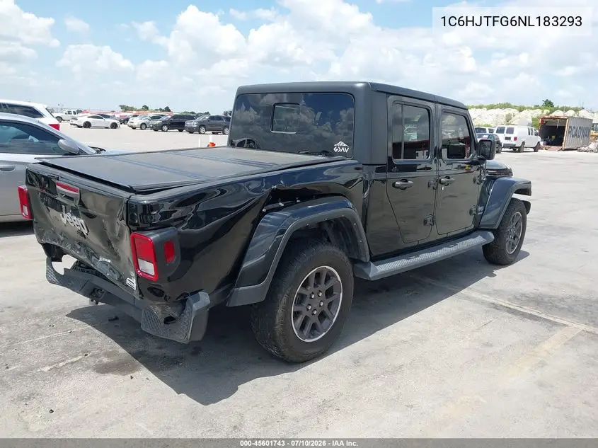 2022 Jeep Gladiator Overland 4X4 VIN: 1C6HJTFG6NL183293 Lot: 45601743