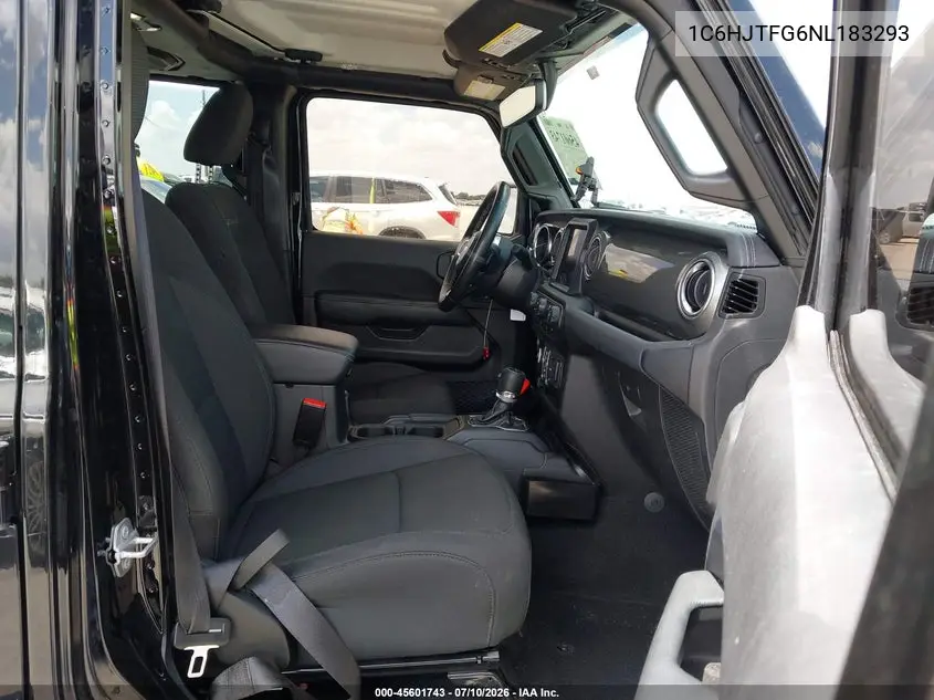 2022 Jeep Gladiator Overland 4X4 VIN: 1C6HJTFG6NL183293 Lot: 45601743