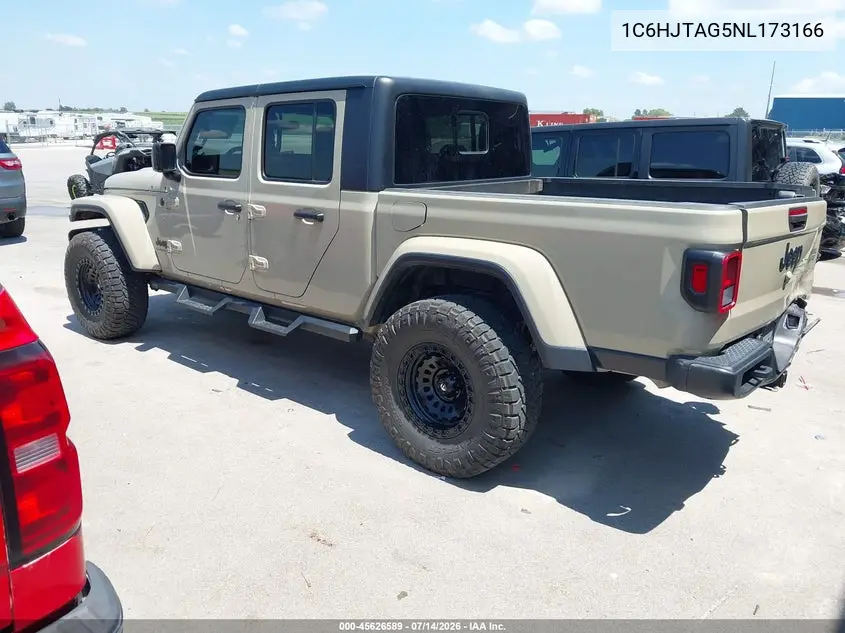 2022 Jeep Gladiator Willys 4X4 VIN: 1C6HJTAG5NL173166 Lot: 45626589
