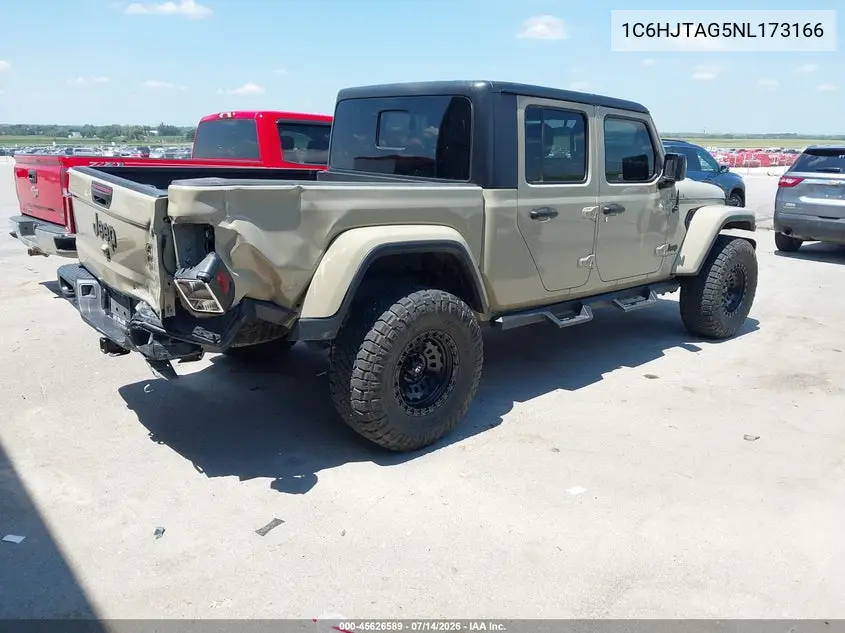 2022 Jeep Gladiator Willys 4X4 VIN: 1C6HJTAG5NL173166 Lot: 45626589