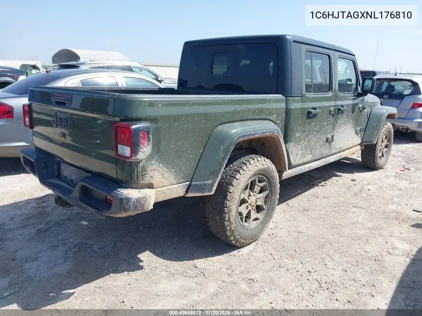 2022 Jeep Gladiator Willys 4X4 VIN: 1C6HJTAGXNL176810 Lot: 45658472