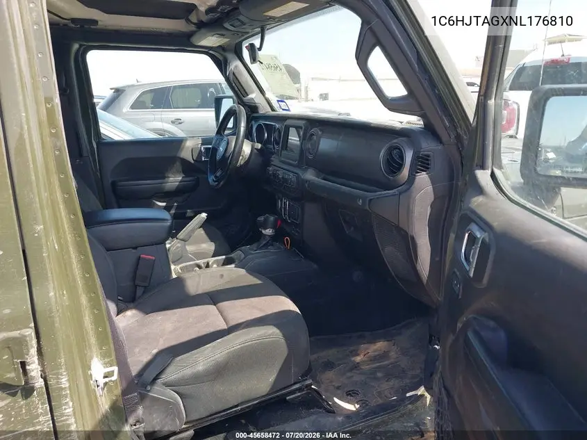 2022 Jeep Gladiator Willys 4X4 VIN: 1C6HJTAGXNL176810 Lot: 45658472