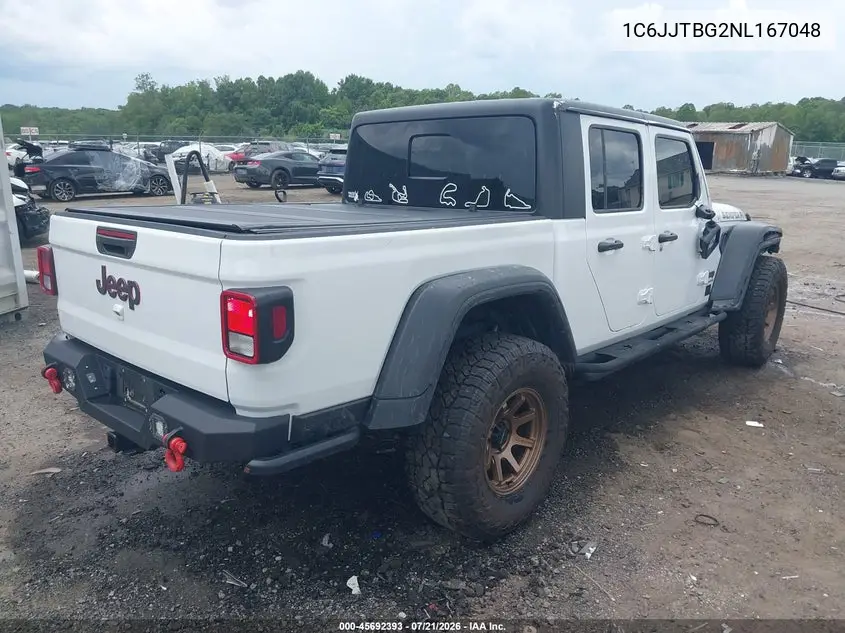 2022 Jeep Gladiator Rubicon 4X4 VIN: 1C6JJTBG2NL167048 Lot: 45692393