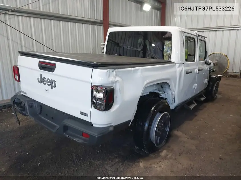 2023 Jeep Gladiator Overland 4X4 VIN: 1C6HJTFG7PL533226 Lot: 45235279