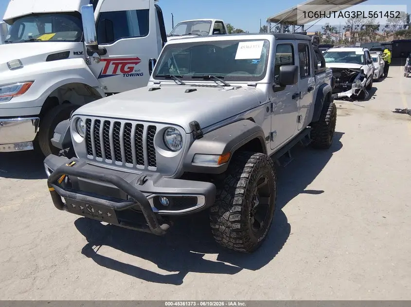 2023 Jeep Gladiator Sport S 4X4 VIN: 1C6HJTAG3PL561452 Lot: 45361373