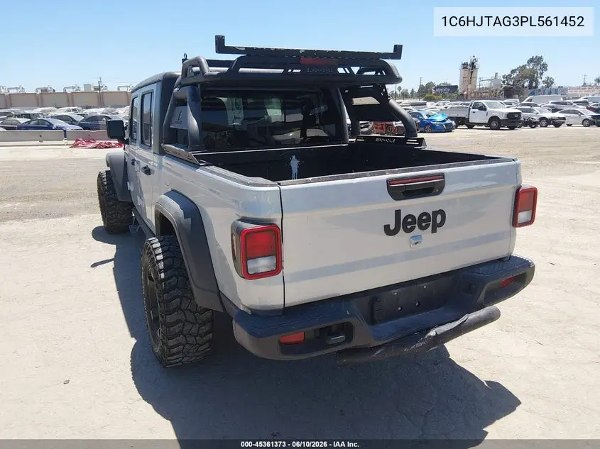 2023 Jeep Gladiator Sport S 4X4 VIN: 1C6HJTAG3PL561452 Lot: 45361373