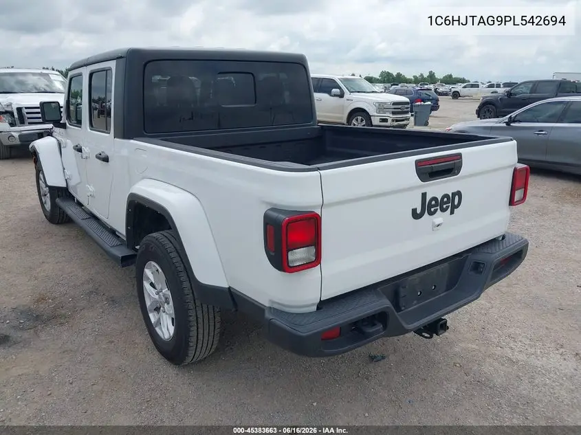 2023 Jeep Gladiator Sport S 4X4 VIN: 1C6HJTAG9PL542694 Lot: 45383663