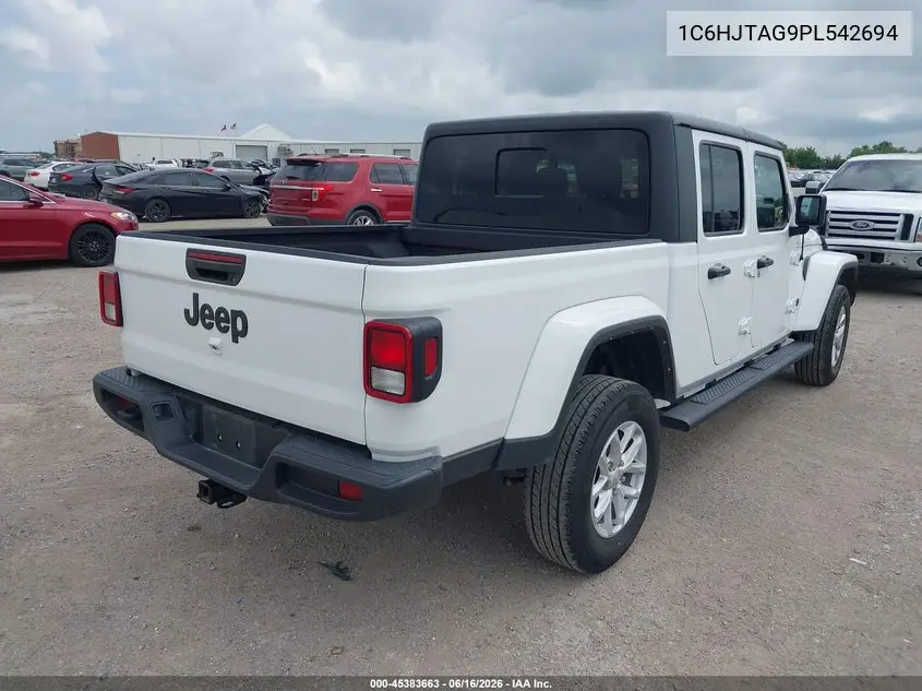 2023 Jeep Gladiator Sport S 4X4 VIN: 1C6HJTAG9PL542694 Lot: 45383663