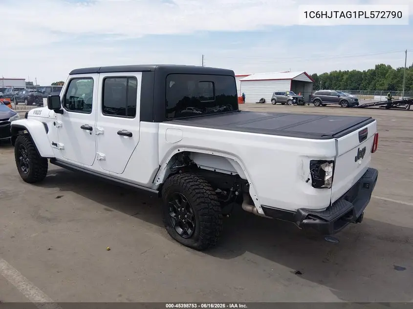 2023 Jeep Gladiator Willys 4X4 VIN: 1C6HJTAG1PL572790 Lot: 45398753