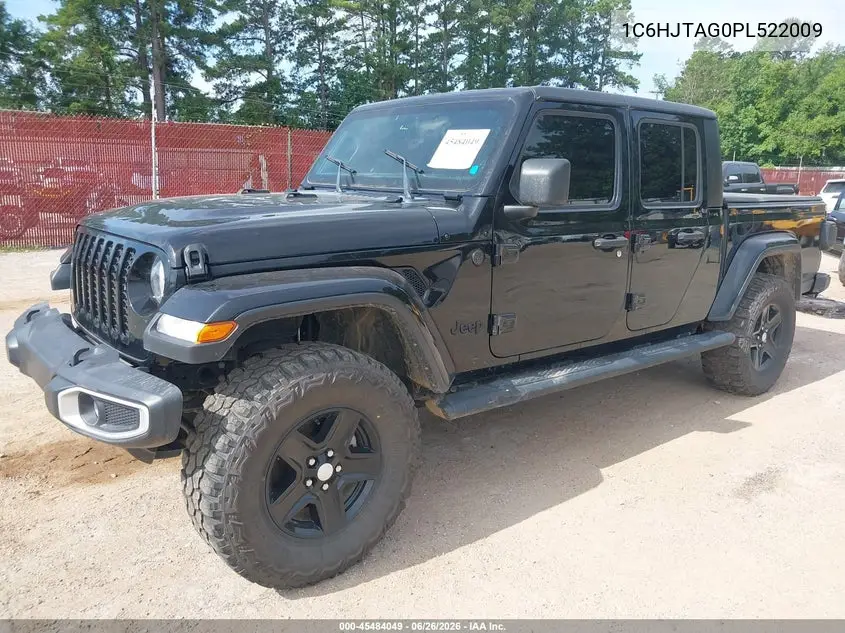 2023 Jeep Gladiator Sport S 4X4 VIN: 1C6HJTAG0PL522009 Lot: 45484049