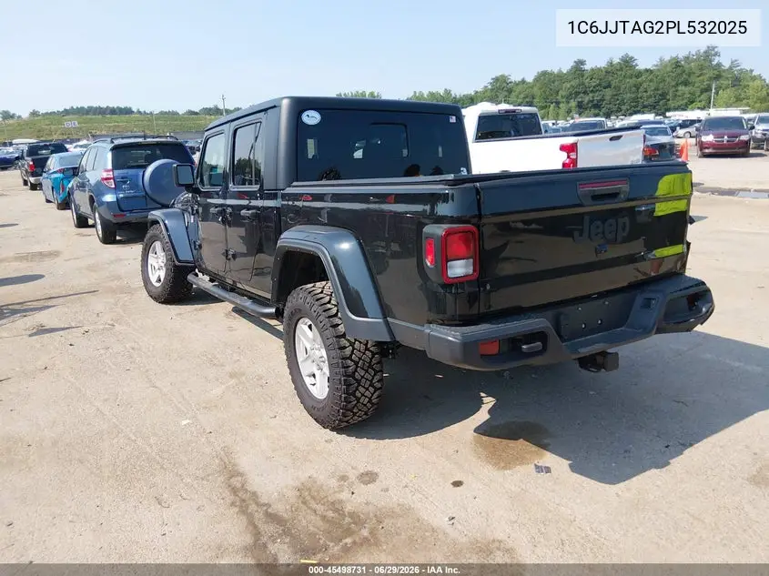 2023 Jeep Gladiator Sport S 4X4 VIN: 1C6JJTAG2PL532025 Lot: 45498731