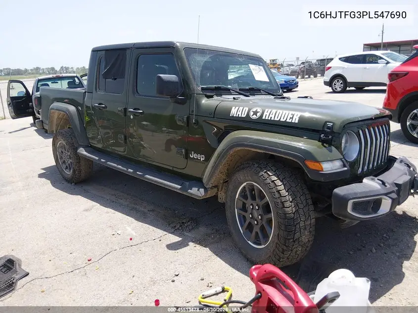 2023 Jeep Gladiator Overland 4X4 VIN: 1C6HJTFG3PL547690 Lot: 45513478