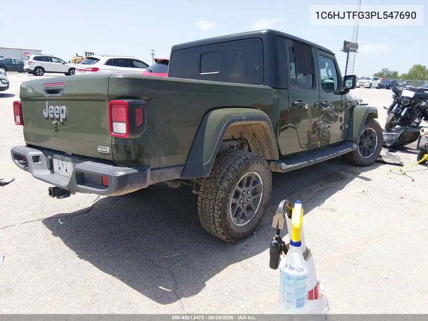 2023 Jeep Gladiator Overland 4X4 VIN: 1C6HJTFG3PL547690 Lot: 45513478