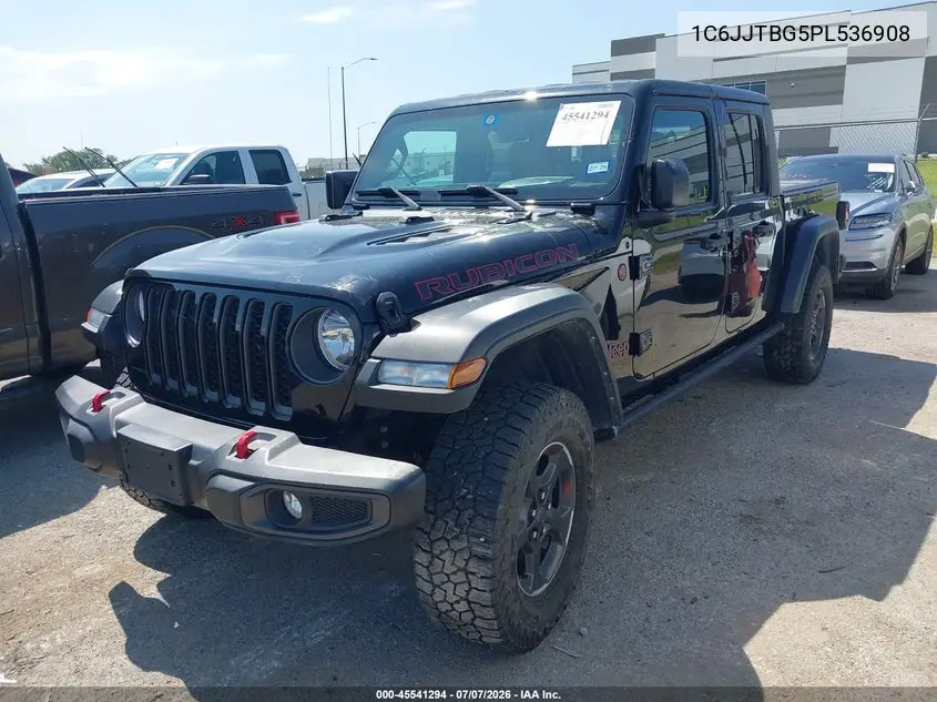 2023 Jeep Gladiator Rubicon 4X4 VIN: 1C6JJTBG5PL536908 Lot: 45541294