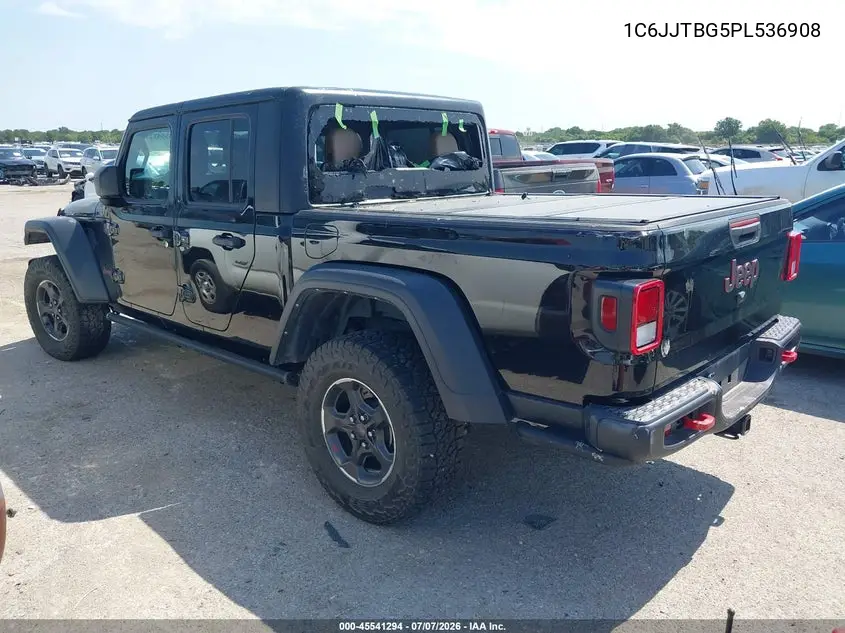 2023 Jeep Gladiator Rubicon 4X4 VIN: 1C6JJTBG5PL536908 Lot: 45541294