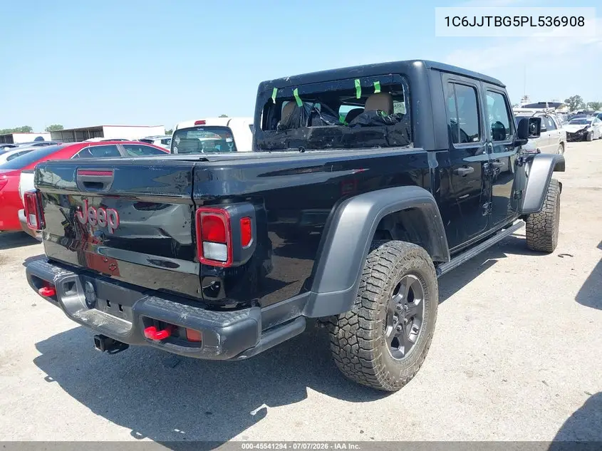 2023 Jeep Gladiator Rubicon 4X4 VIN: 1C6JJTBG5PL536908 Lot: 45541294