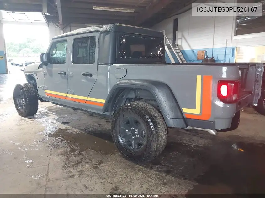 2023 Jeep Gladiator Mojave 4X4 VIN: 1C6JJTEG0PL526167 Lot: 45573139