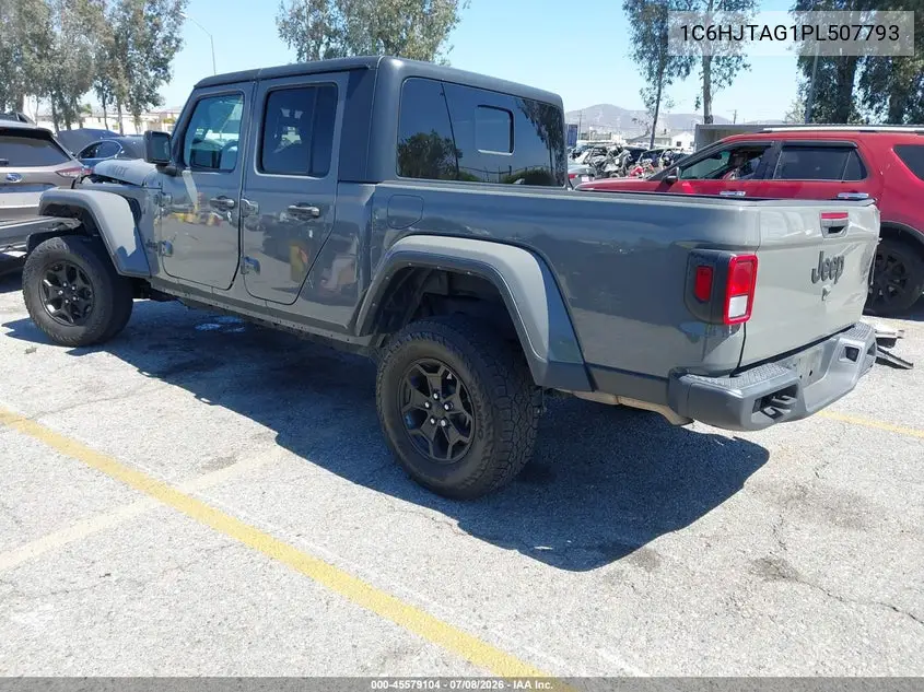 2023 Jeep Gladiator Willys 4X4 VIN: 1C6HJTAG1PL507793 Lot: 45579104