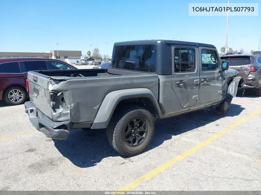 2023 Jeep Gladiator Willys 4X4 VIN: 1C6HJTAG1PL507793 Lot: 45579104