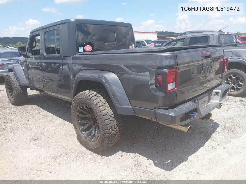 2023 Jeep Gladiator Sport S 4X4 VIN: 1C6HJTAG8PL519472 Lot: 45584527