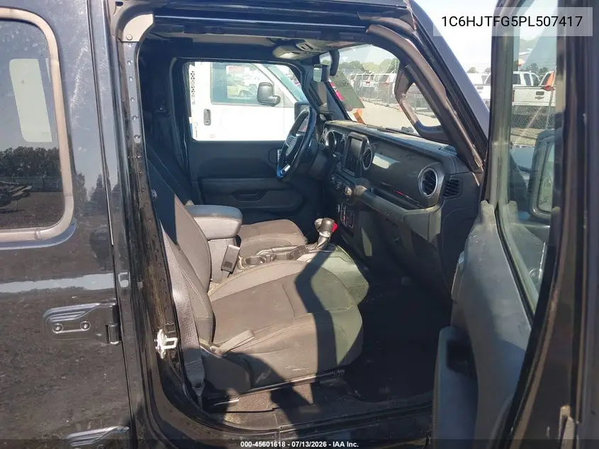 2023 Jeep Gladiator Overland 4X4 VIN: 1C6HJTFG5PL507417 Lot: 45601618