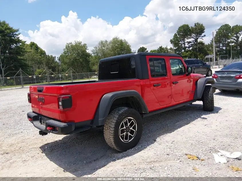 2024 Jeep Gladiator Rubicon VIN: 1C6JJTBG9RL124350 Lot: 45350716