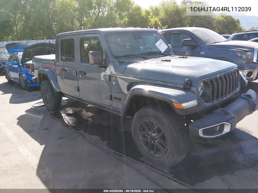 2024 Jeep Gladiator Sport S VIN: 1C6HJTAG4RL112039 Lot: 45388384