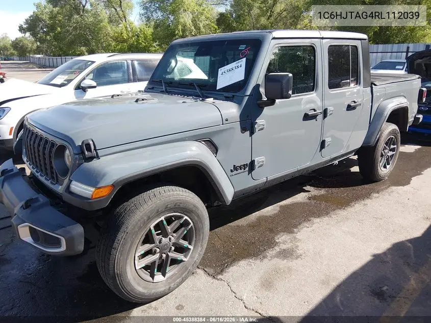 2024 Jeep Gladiator Sport S VIN: 1C6HJTAG4RL112039 Lot: 45388384