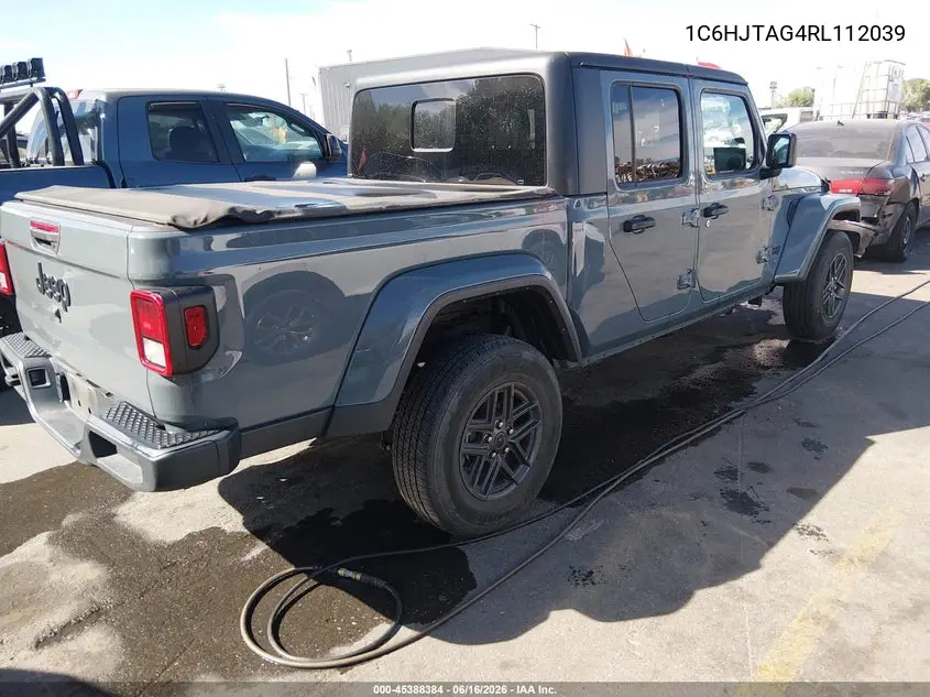 2024 Jeep Gladiator Sport S VIN: 1C6HJTAG4RL112039 Lot: 45388384