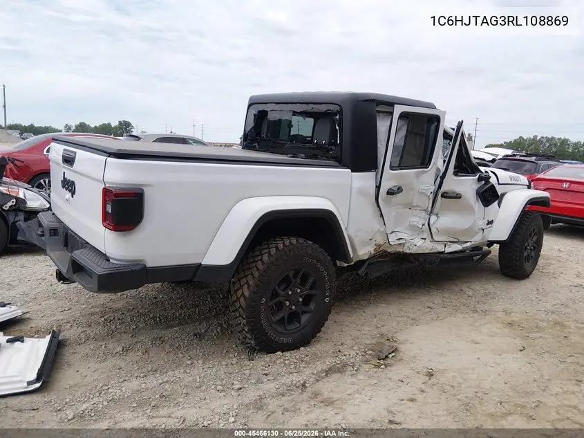2024 Jeep Gladiator Willys VIN: 1C6HJTAG3RL108869 Lot: 45466130