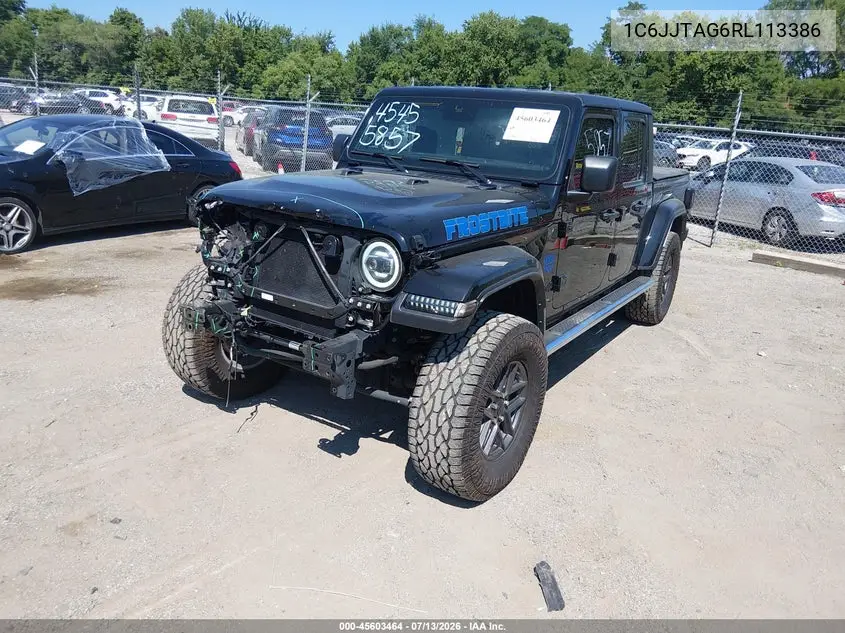 2024 Jeep Gladiator Sport S VIN: 1C6JJTAG6RL113386 Lot: 45603464