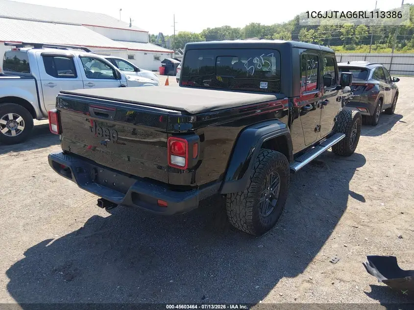 2024 Jeep Gladiator Sport S VIN: 1C6JJTAG6RL113386 Lot: 45603464