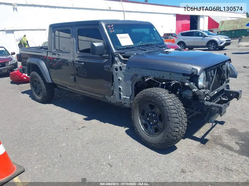 2024 Jeep Gladiator Sport VIN: 1C6HJTAG6RL130574 Lot: 45603612