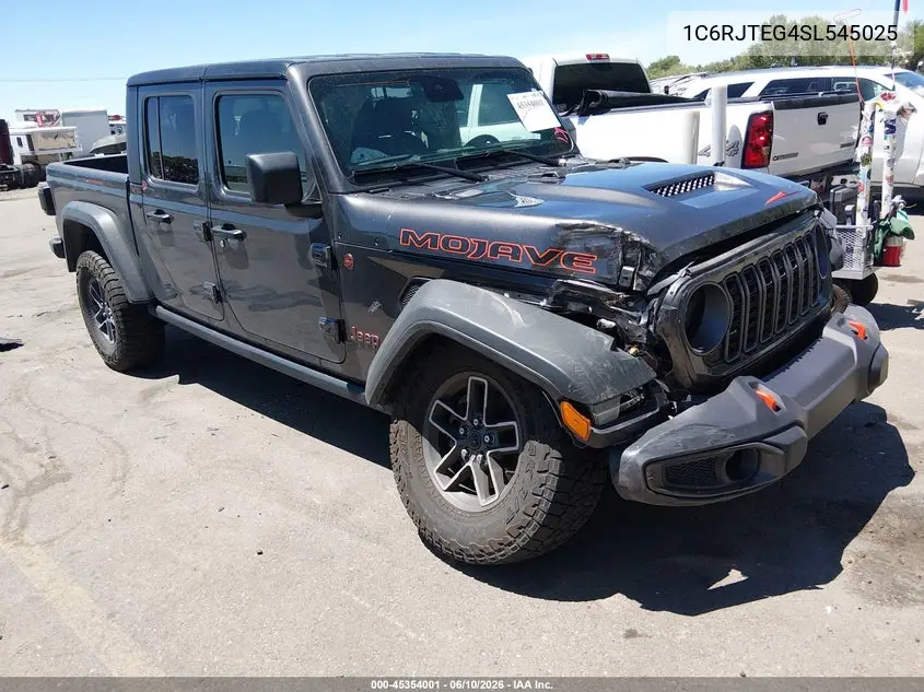 2025 Jeep Gladiator Mojave 4X4 VIN: 1C6RJTEG4SL545025 Lot: 45354001
