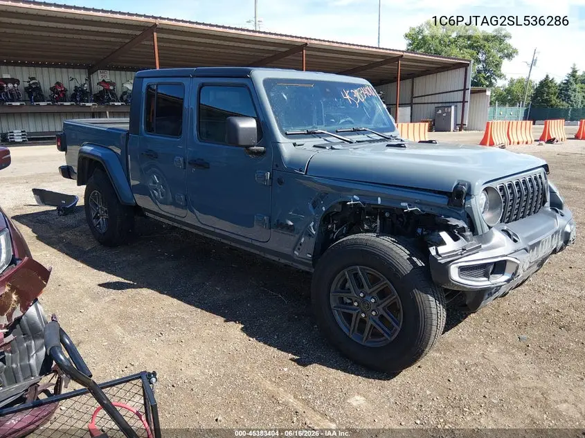 2025 Jeep Gladiator Sport S VIN: 1C6PJTAG2SL536286 Lot: 45383404