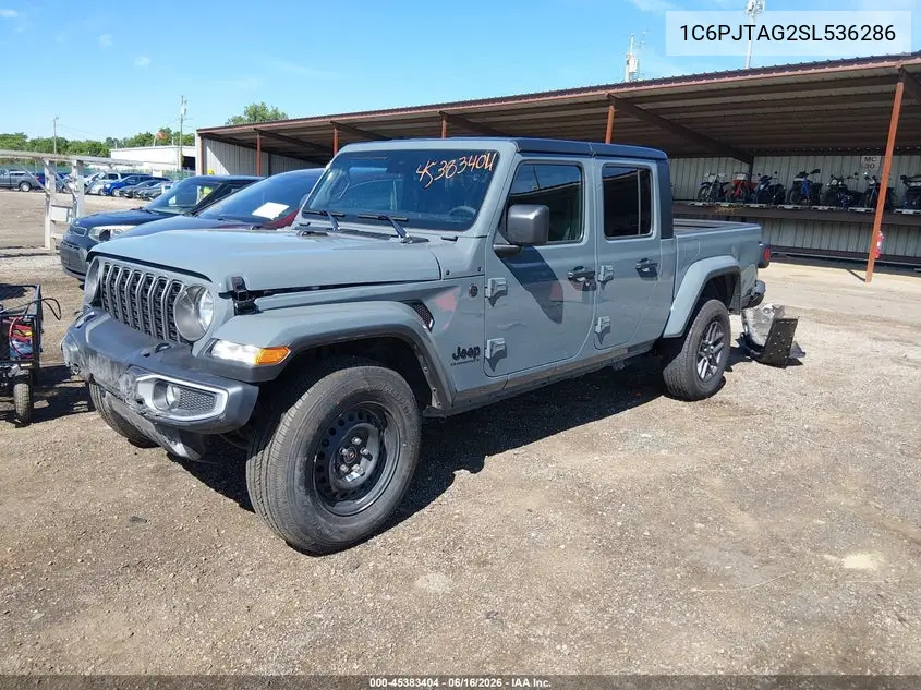 2025 Jeep Gladiator Sport S VIN: 1C6PJTAG2SL536286 Lot: 45383404