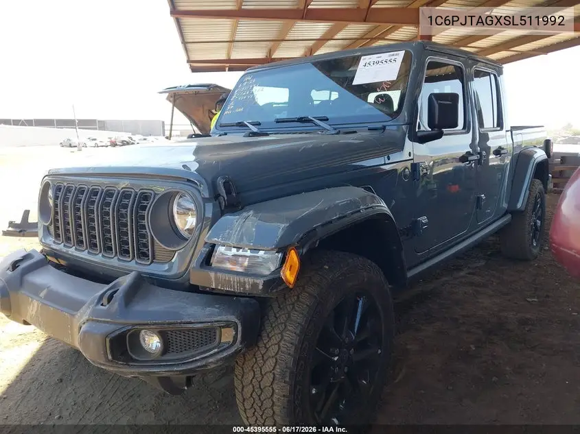 2025 Jeep Gladiator Nighthawk VIN: 1C6PJTAGXSL511992 Lot: 45395555