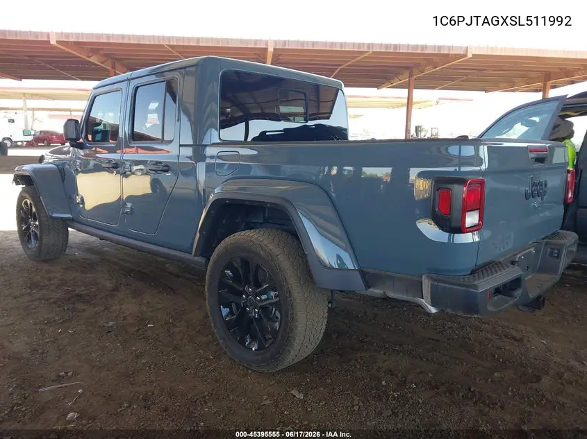 2025 Jeep Gladiator Nighthawk VIN: 1C6PJTAGXSL511992 Lot: 45395555