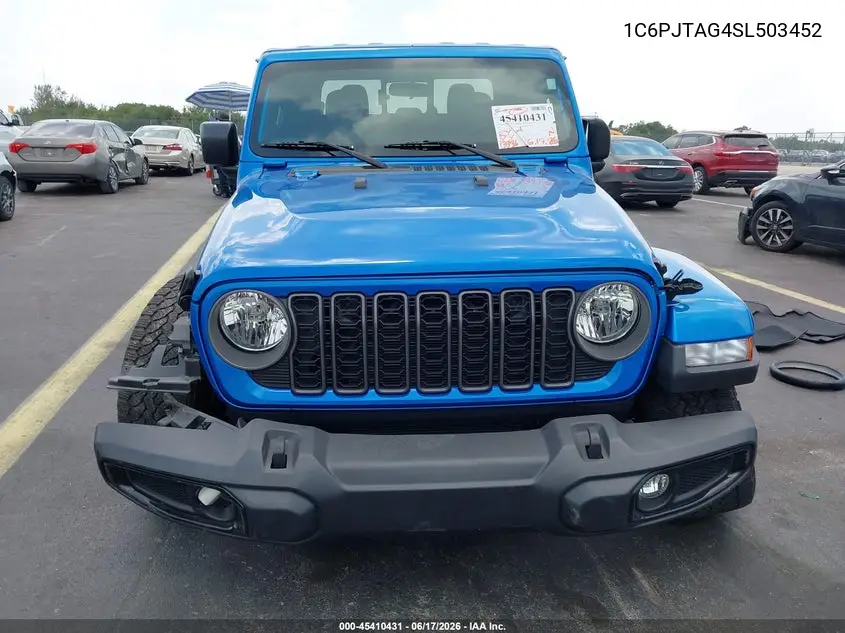 2025 Jeep Gladiator Nighthawk VIN: 1C6PJTAG4SL503452 Lot: 45410431