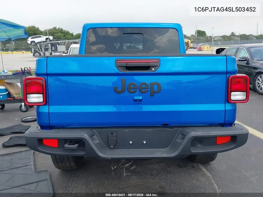 2025 Jeep Gladiator Nighthawk VIN: 1C6PJTAG4SL503452 Lot: 45410431