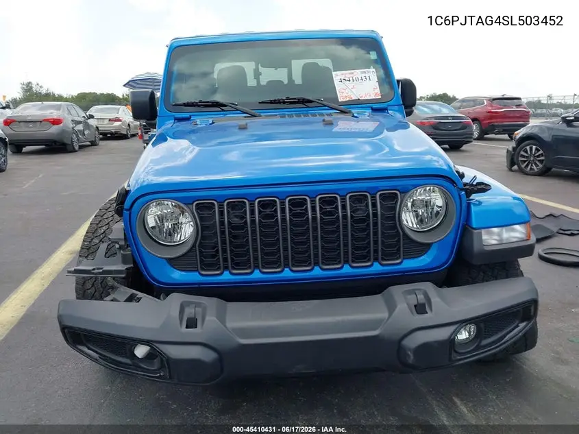 2025 Jeep Gladiator Nighthawk VIN: 1C6PJTAG4SL503452 Lot: 45410431