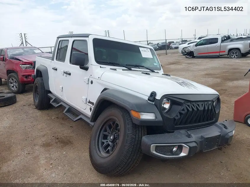 2025 Jeep Gladiator Sport VIN: 1C6PJTAG1SL534402 Lot: 45486176