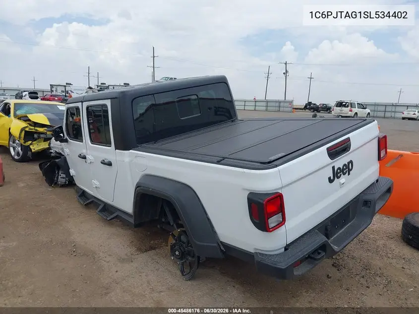 2025 Jeep Gladiator Sport VIN: 1C6PJTAG1SL534402 Lot: 45486176