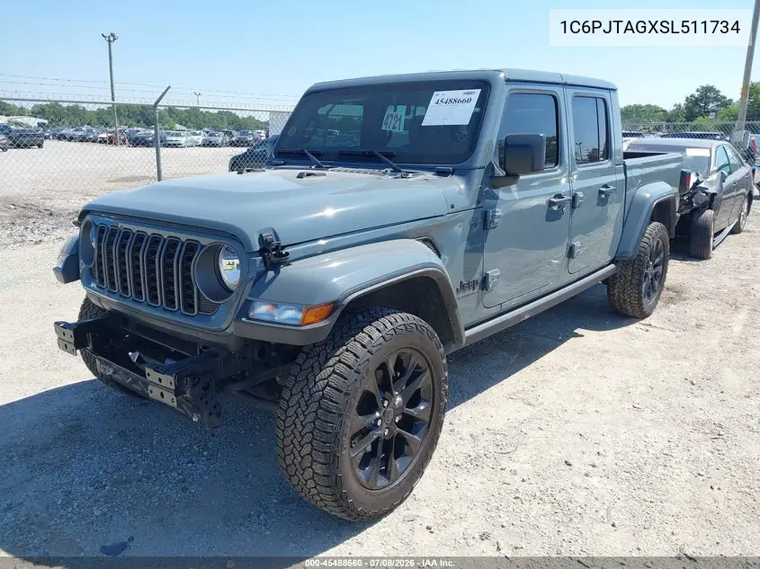 2025 Jeep Gladiator Nighthawk VIN: 1C6PJTAGXSL511734 Lot: 45488660